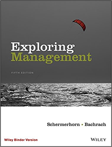 test bank for Exploring Management Binder Ready Version 5th edition by John R. Schermerhorn