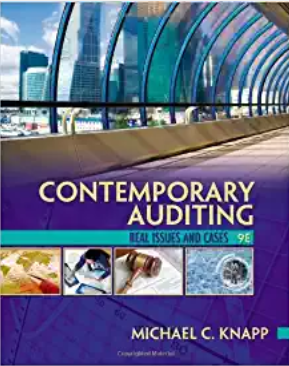 solution manual for Contemporary Auditing 9th Edition by Michael C. Knapp