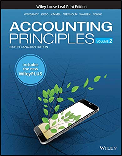 Test bank for Accounting Principles Volume 2, 8th Canadian Edition by Jerry J. Weygandt