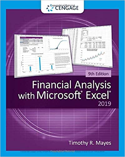 Solution manual for Financial Analysis with Microsoft Excel 9th Edition by Timothy R. Mayes