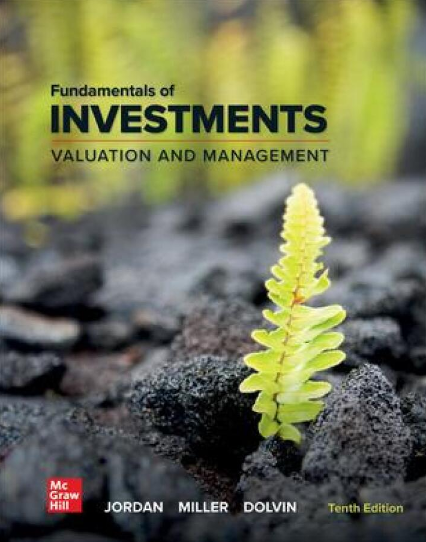 solution manual for Fundamentals of Investments: Valuation and Management 10th Edition by Bradford Jordan