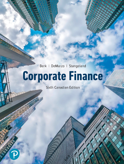 test bank for Corporate Finance Canadian Edition 6th Edition by Jonathan Berk